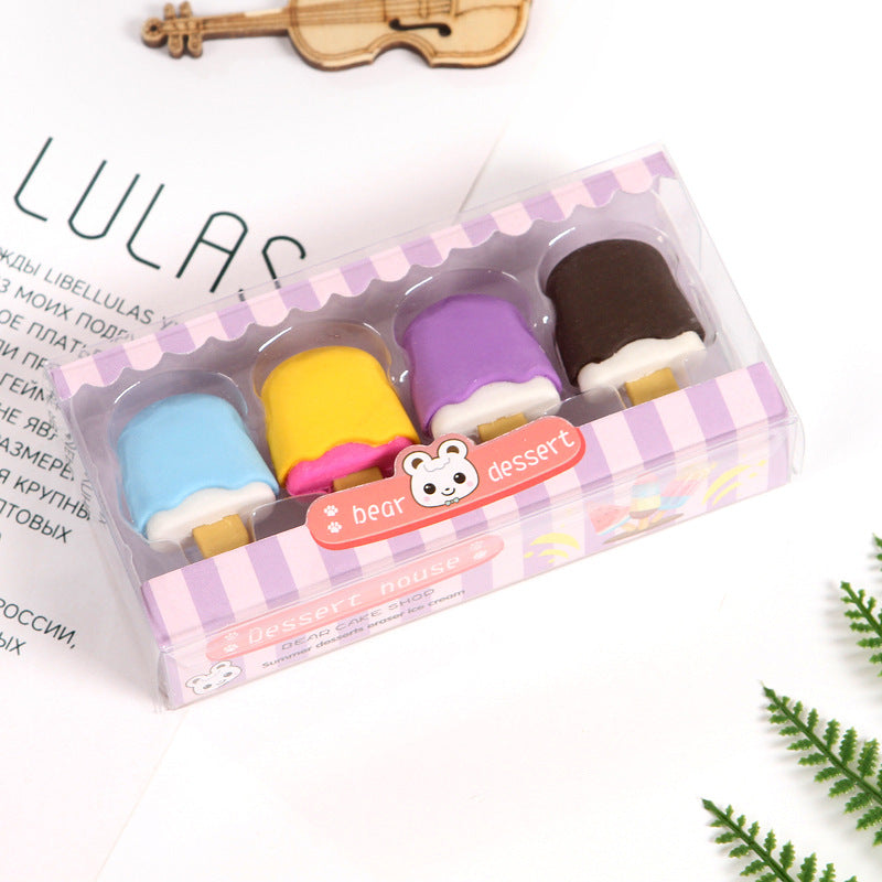 Wholesale Ice Cream Donut PVC Eraser